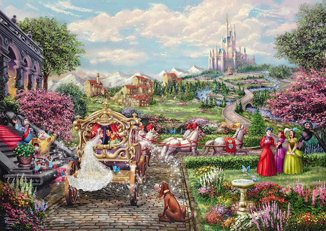 Puslespill Disney Cinderella Happily Ever After 1000 brikker, Schmidt