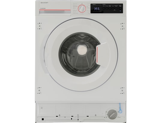 SHARP - Lave linge encastrable ESNIB814BWNA, 8 kg, 15 prgrammes, 1400 tr/mn