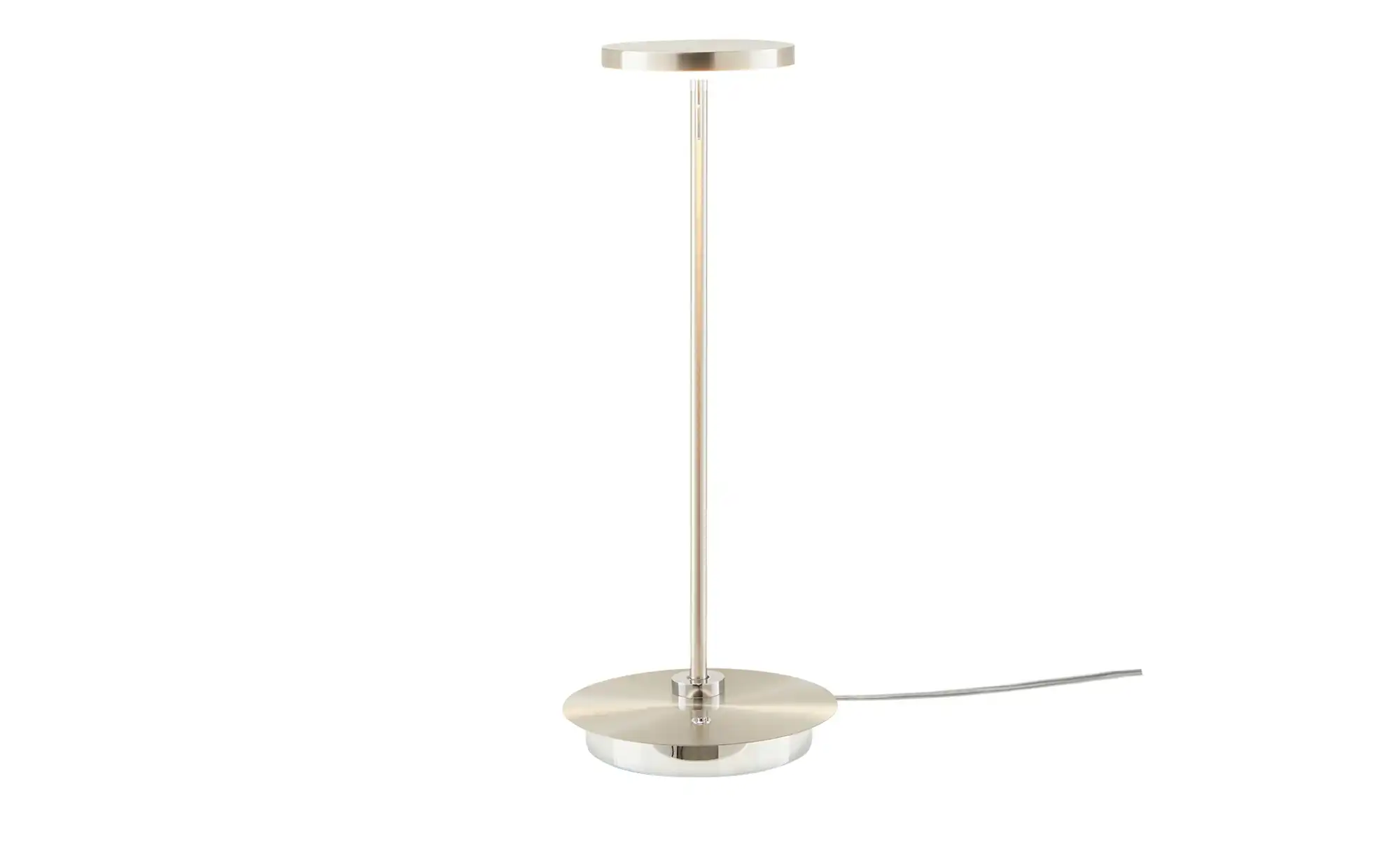 HELL-höllisch gutes Licht LED-Tischeuchte, 1-flammig, Nickel matt