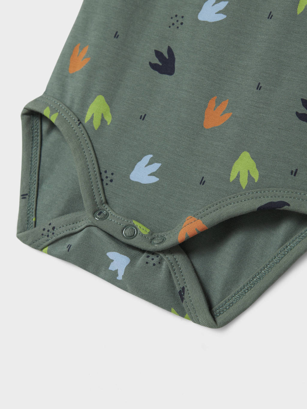 NAME IT tuinbroek + romper donkerblauw/groen