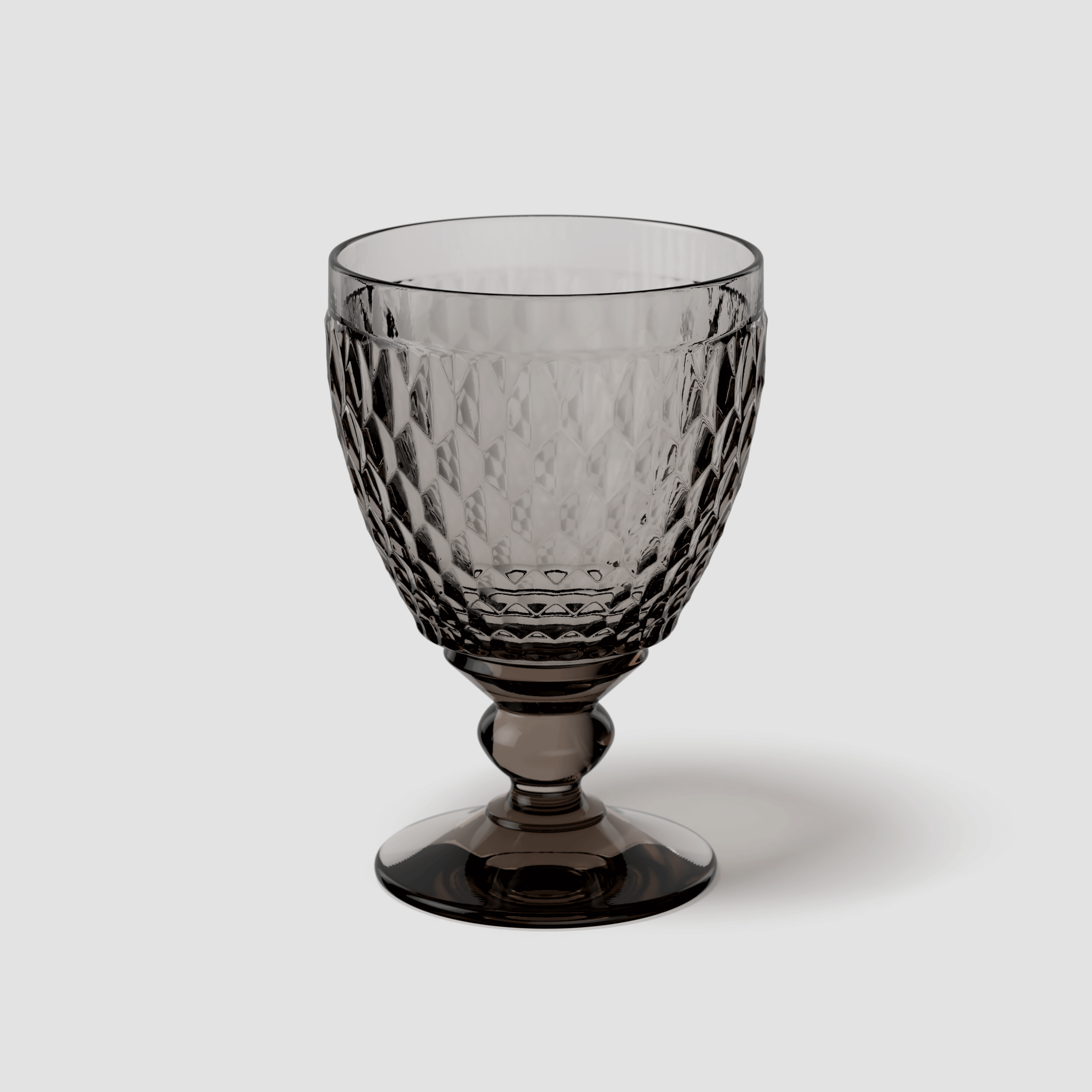 Boston Water goblet Grey, 11.9 oz, crystal glass