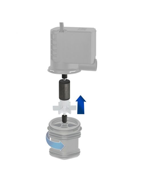 Juwel Eccoflow Impeller 1000 - Pomponderdeel - 10x8x8 cm Grijs Groen 1000