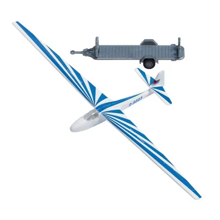 Busch Segelflugzeug mit Anhänger