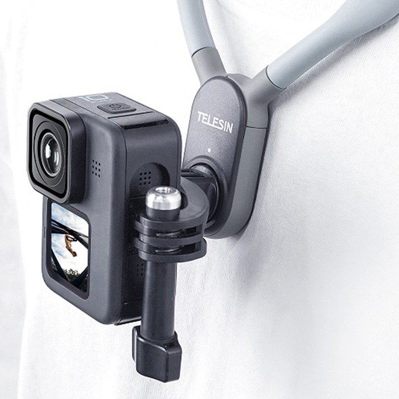 GoPro Brustgurt Haltertung Adapter mit 360° Kugelgelenk - Schwarz