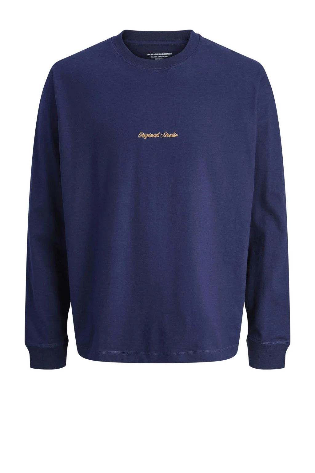 JACK & JONES JUNIOR longsleeve donkerblauw