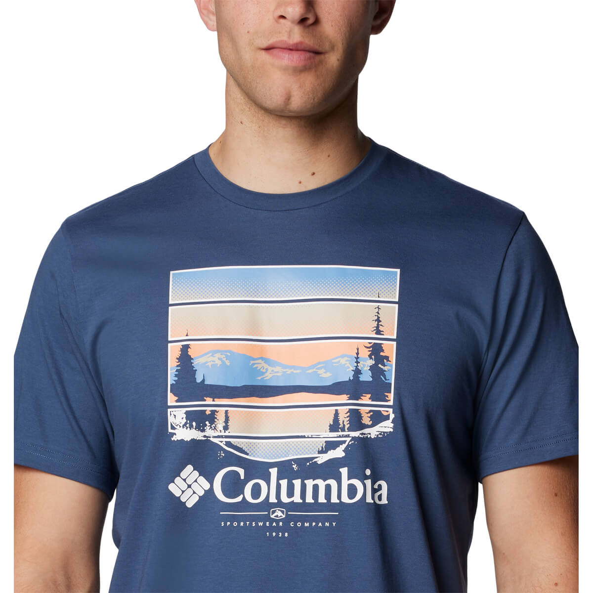 Columbia Path Lake Graphic T-shirt Herre