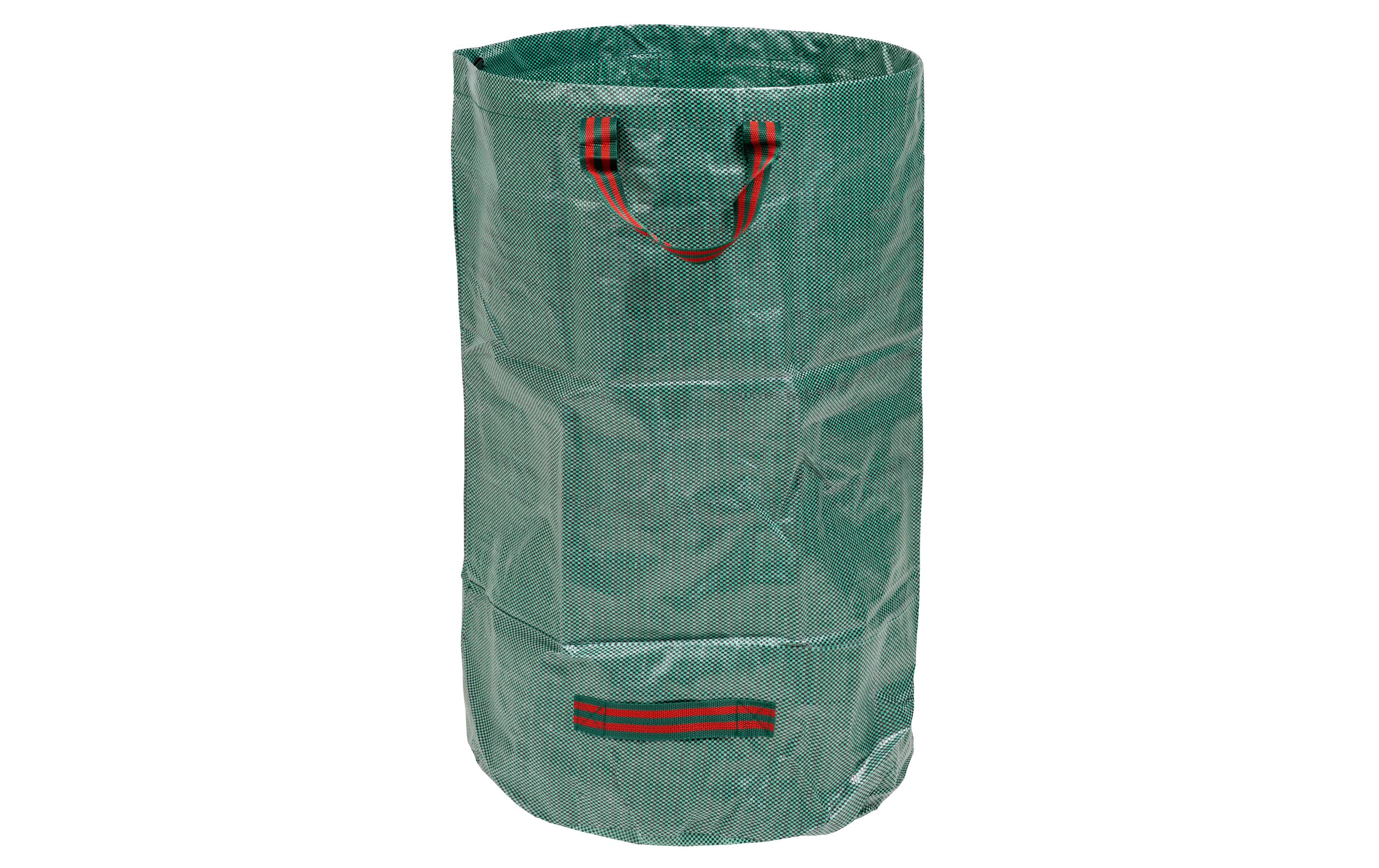 Gartensack rund, 120 LiterReissfester Sack für Lagerung und Transport von Gartenabfällen