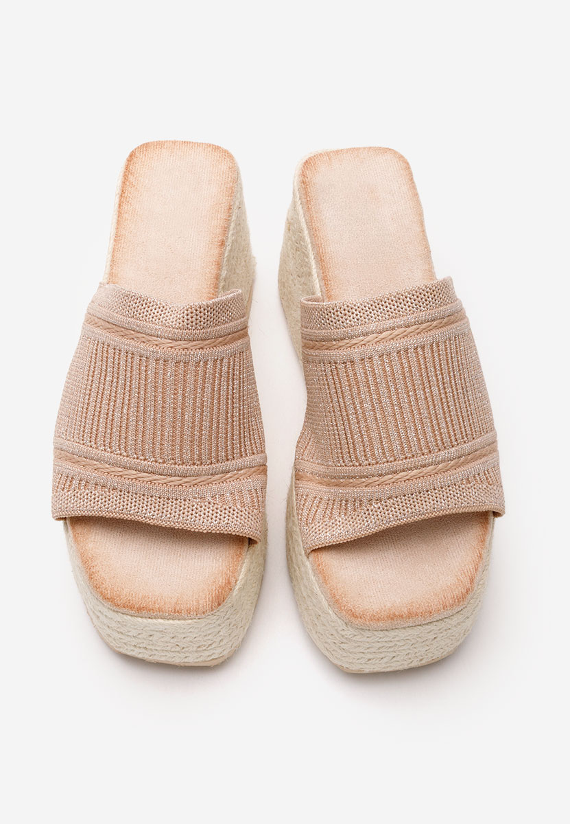 Mules à plateforme kaki Yessenia