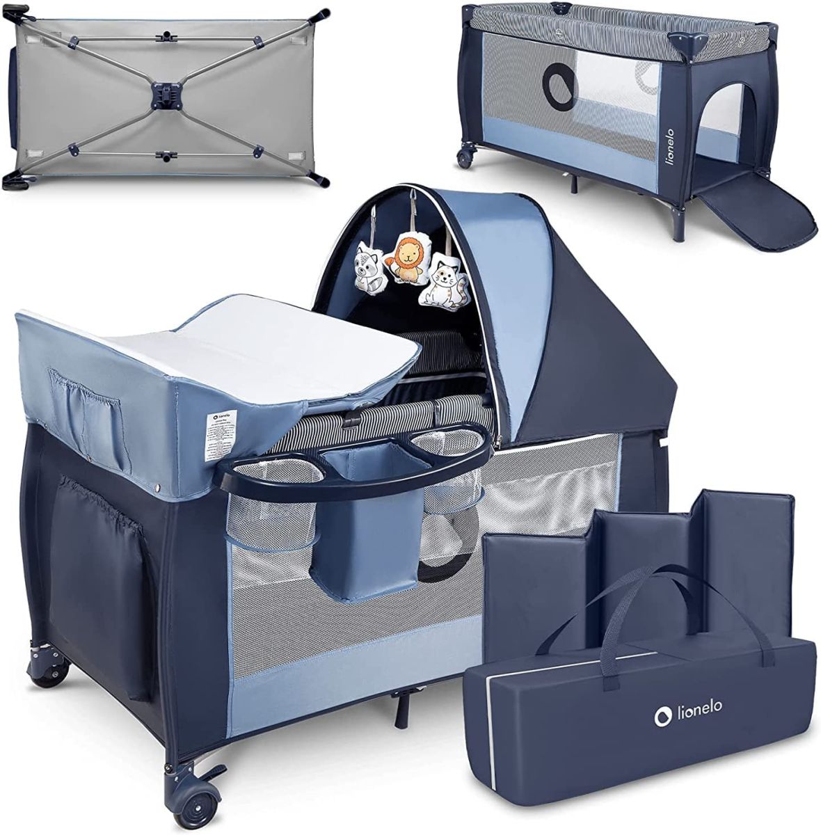 lionelo Lit parapluie Sven Plus Blue Navy