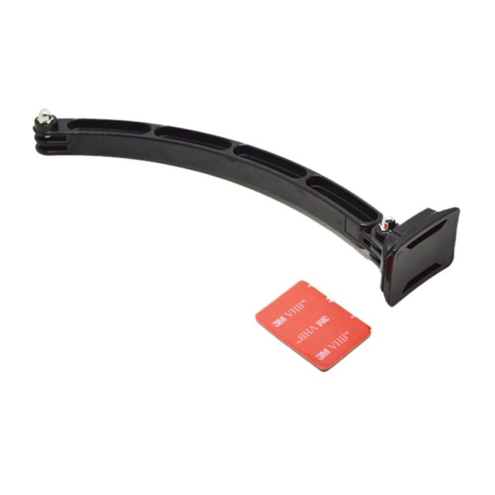 (19cm) Universal Motorrad / Velo Helm Halterung mit Schnellverschluss für GoPro - Schwarz