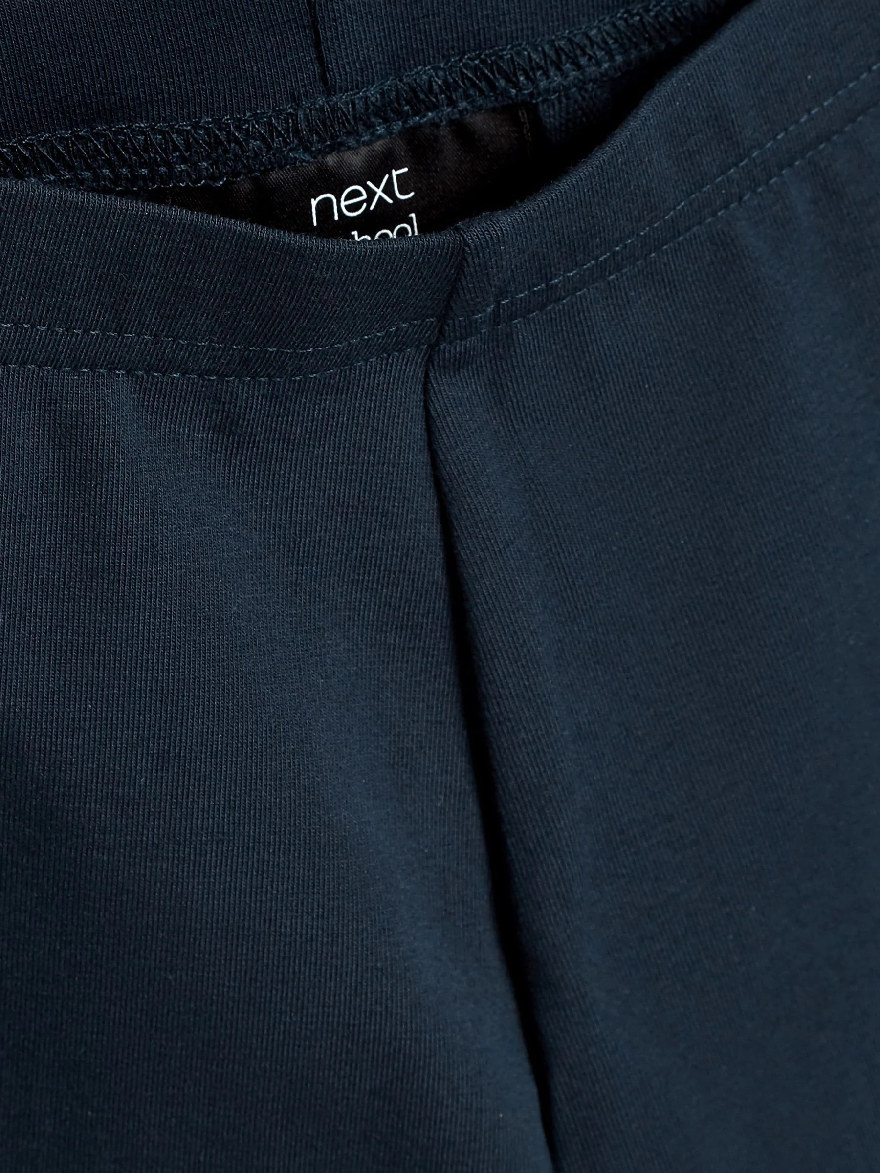 Donkerblauw - Verpakking van 2 stretchy fietsshorts met hoog katoengehalte (3-16jr)