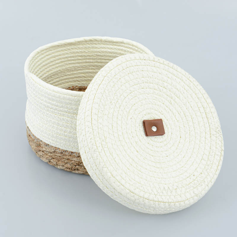 Panier de rangement 'Keola' avec couvercle