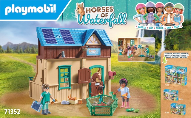 Playmobil® Konstruktions-Spielset »Reittherapie & Tierarztpraxis (71352), Horses of Waterfall«