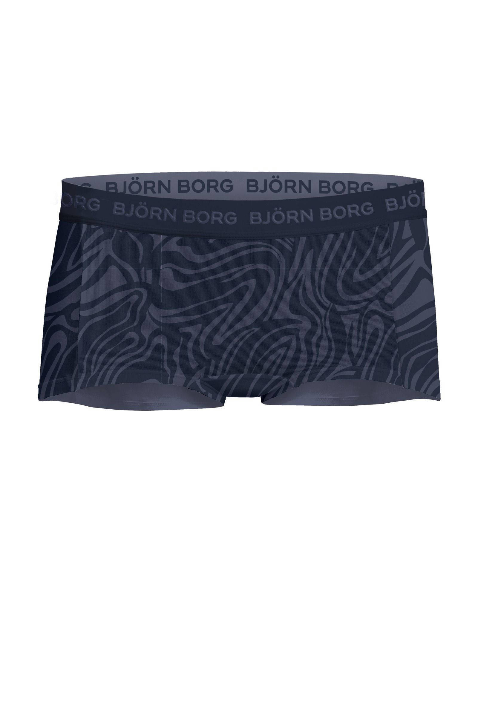 Björn Borg short- set van 3 grijs/paars