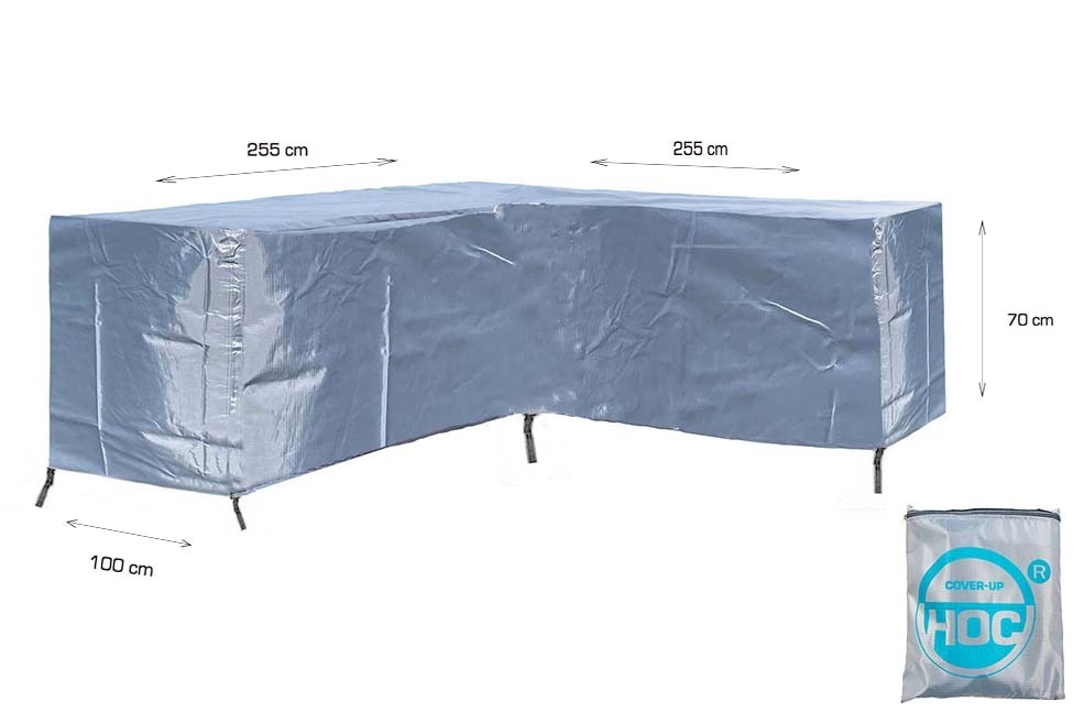 CUHOC Diamond 255 x 255 x 100 x 70 cm loungesethoes L-vorm