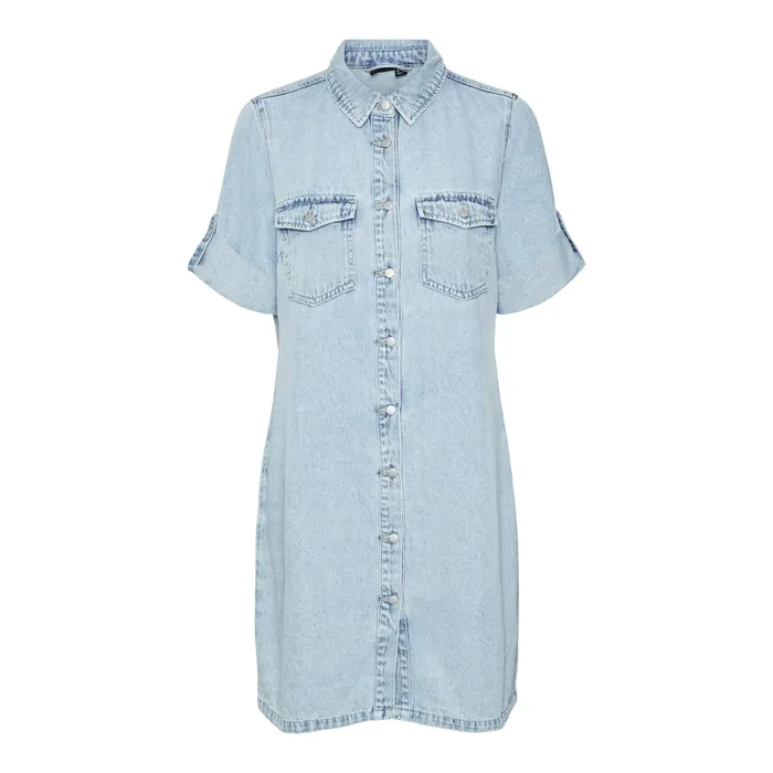 Vero Moda Jennie Denim Short Jurk Dames
