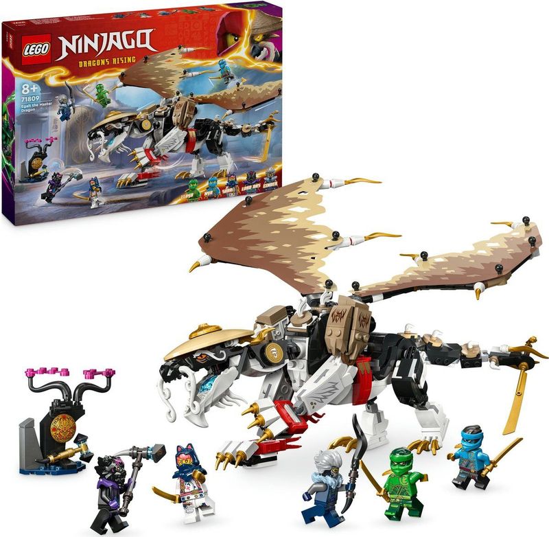 LEGO - Ninjago - Egalt de Meesterdraak - Bouwstenen - 5 Minifiguren