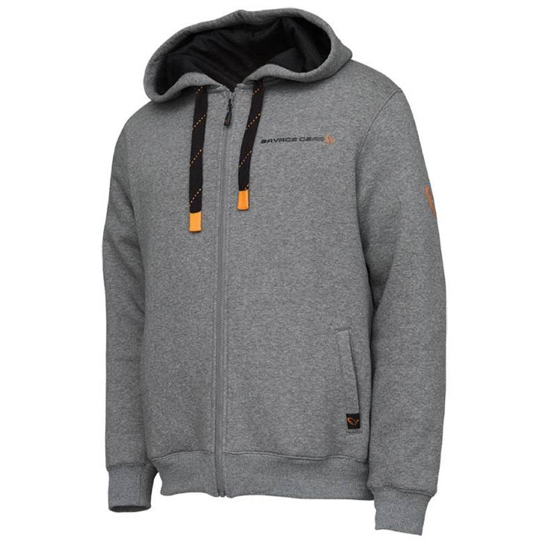 Sweat Homme Zippé Savage Gear Hoodie Classique - Gris