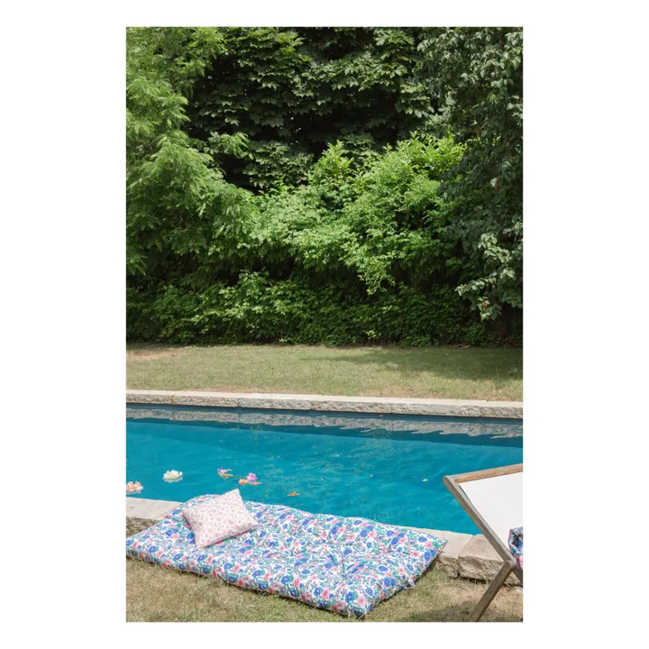 Louise Misha Matelas de sol Many en coton bio | Bleu azur