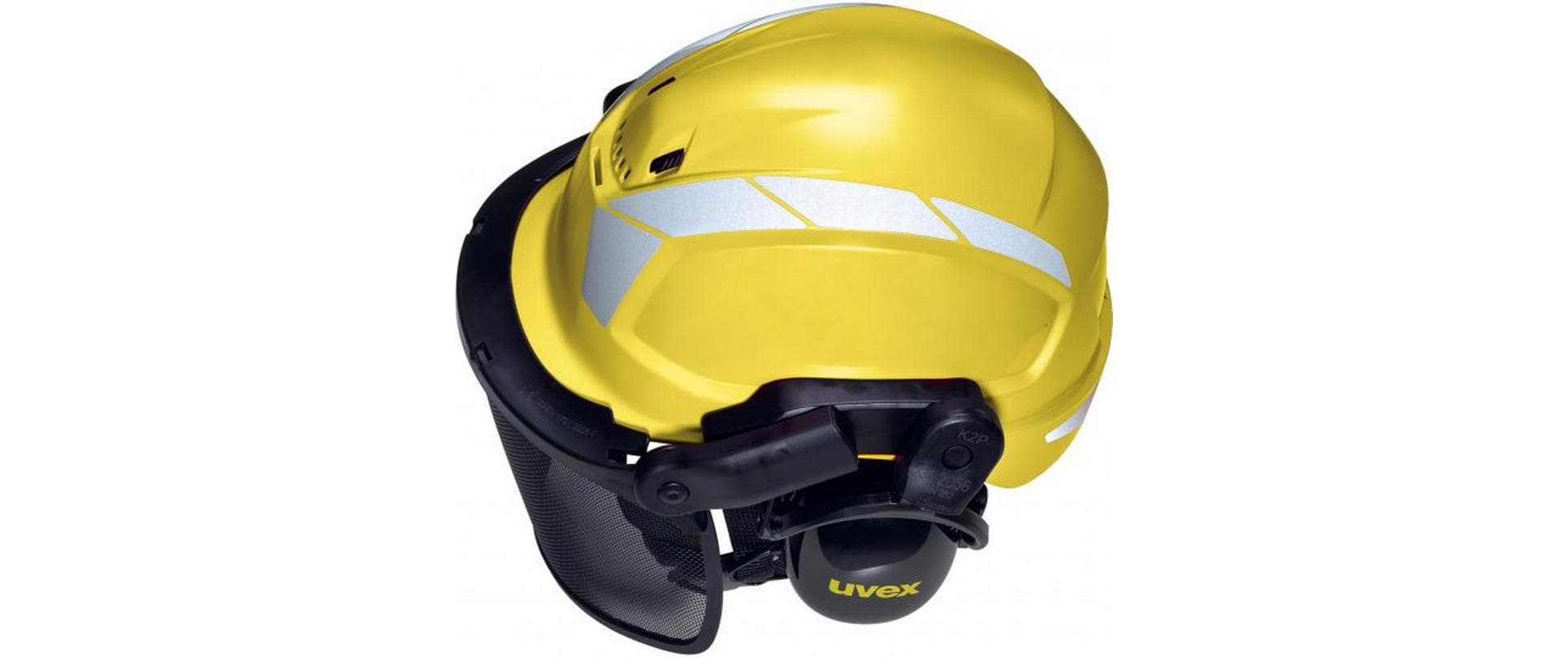 Schutzhelm Pheos Forestry, Gelb<br>Forsthelm Komplettset
