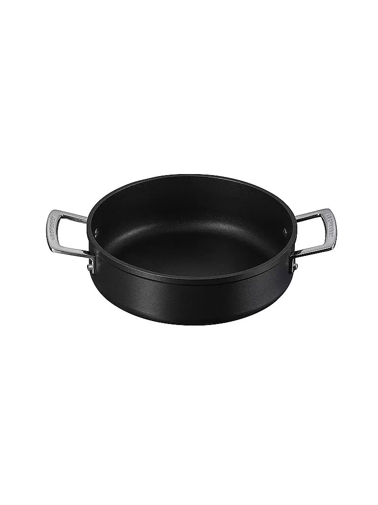 LE CREUSET Alu-Schmorpfanne Antihaft Schwarz 24cm schwarz
