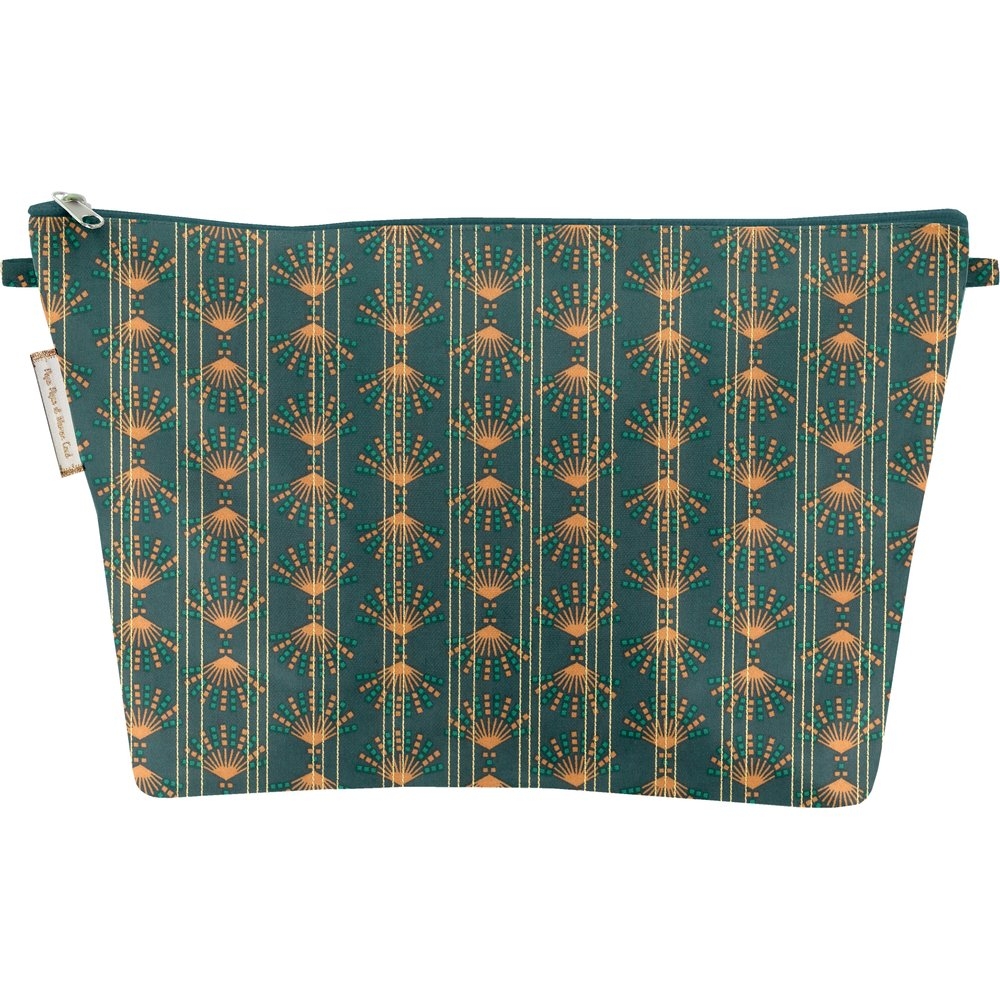 Trousse De Toilette Eventail Or Vert