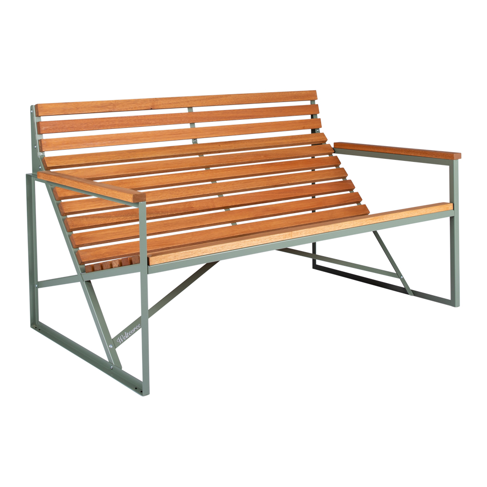 Tuinbank Patio Bench 2-3 Seater cement gray