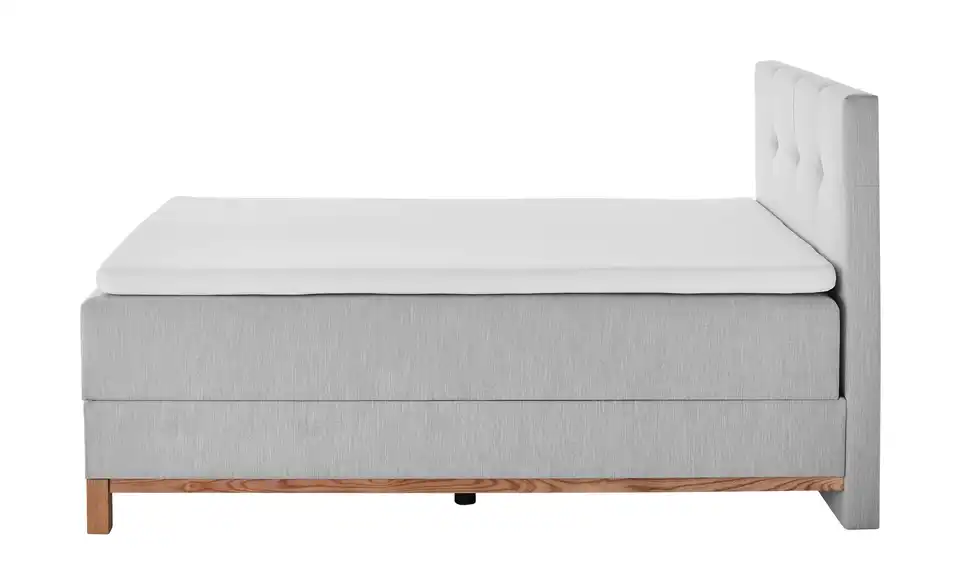 Boxspringbett Catania Hellgrau 120 cm