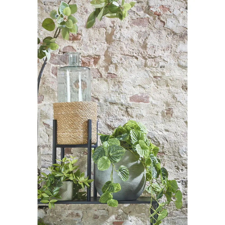 Mica Decorations Ascot Plantenstandaard L20,5 x B20,5 x H35 cm Zwart