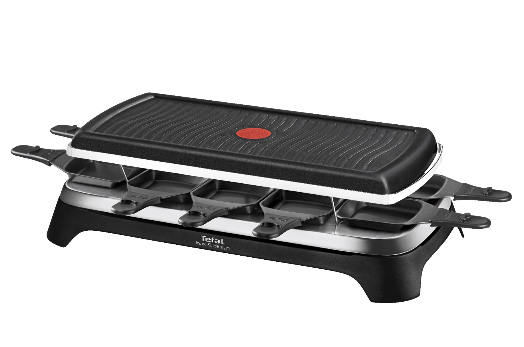 Tefal RE458812 raclette 10 personen Zwart 1350 W