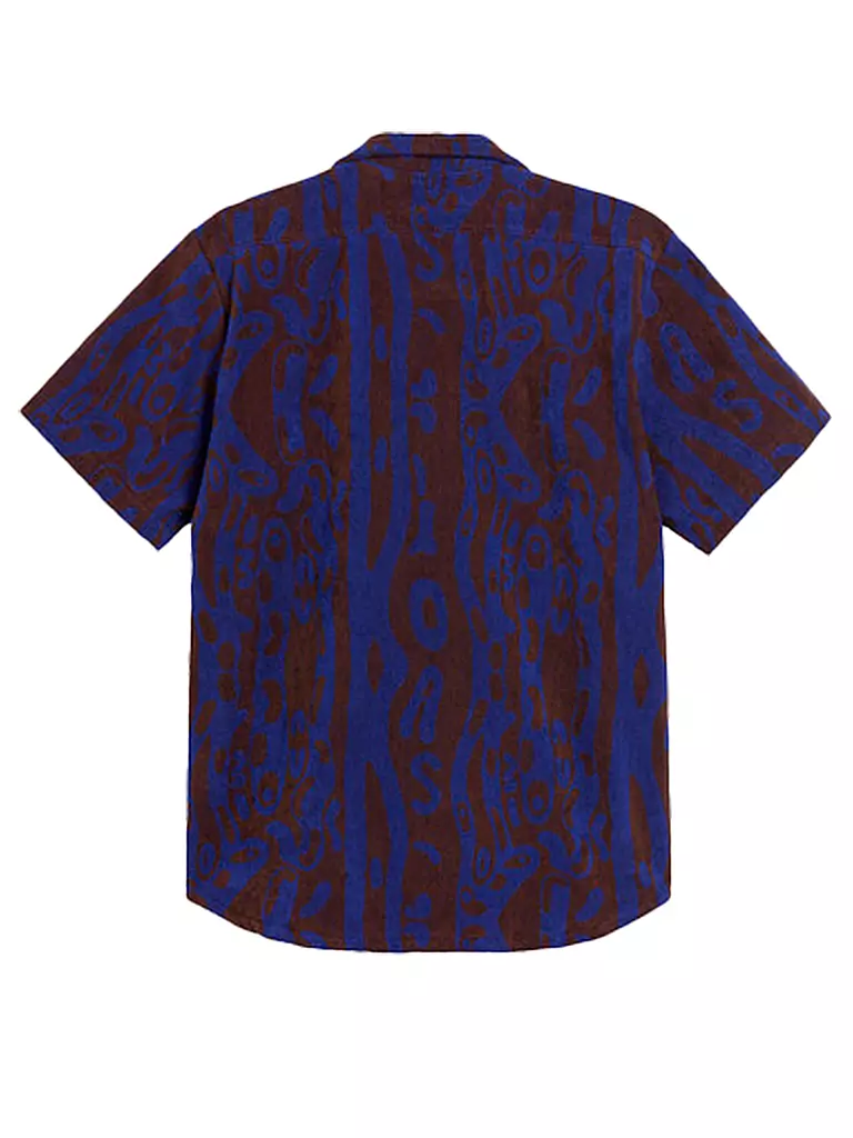 OAS Frottee Poloshirt braun