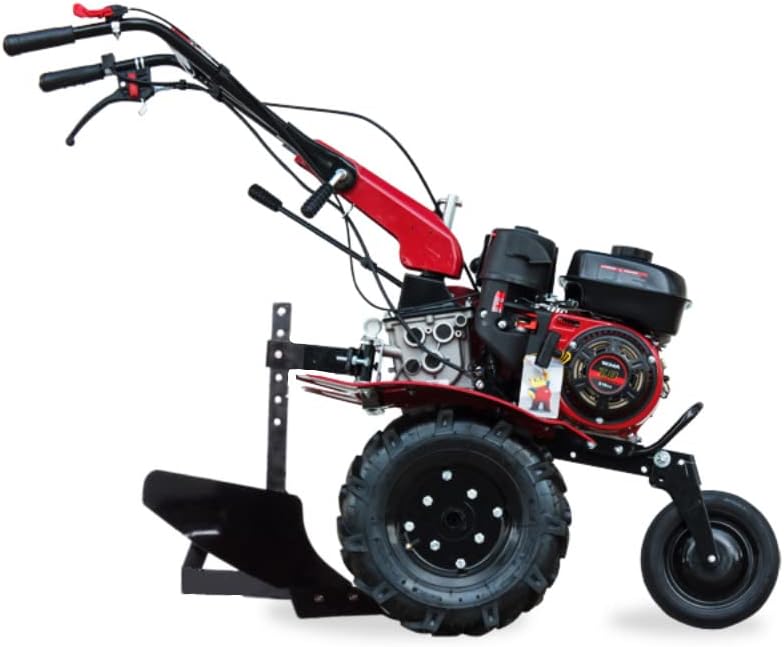 Weima WM500 Deluxe mit Pflug G-2 7 PS 212 CCM Fräsbreite 100 cm Gänge 2 Vorwärts, 1 Rückwärts Benzinmotorhacke Bodenfräse Kultivator Garten Gartenarbeit 2 Jahren Garantie