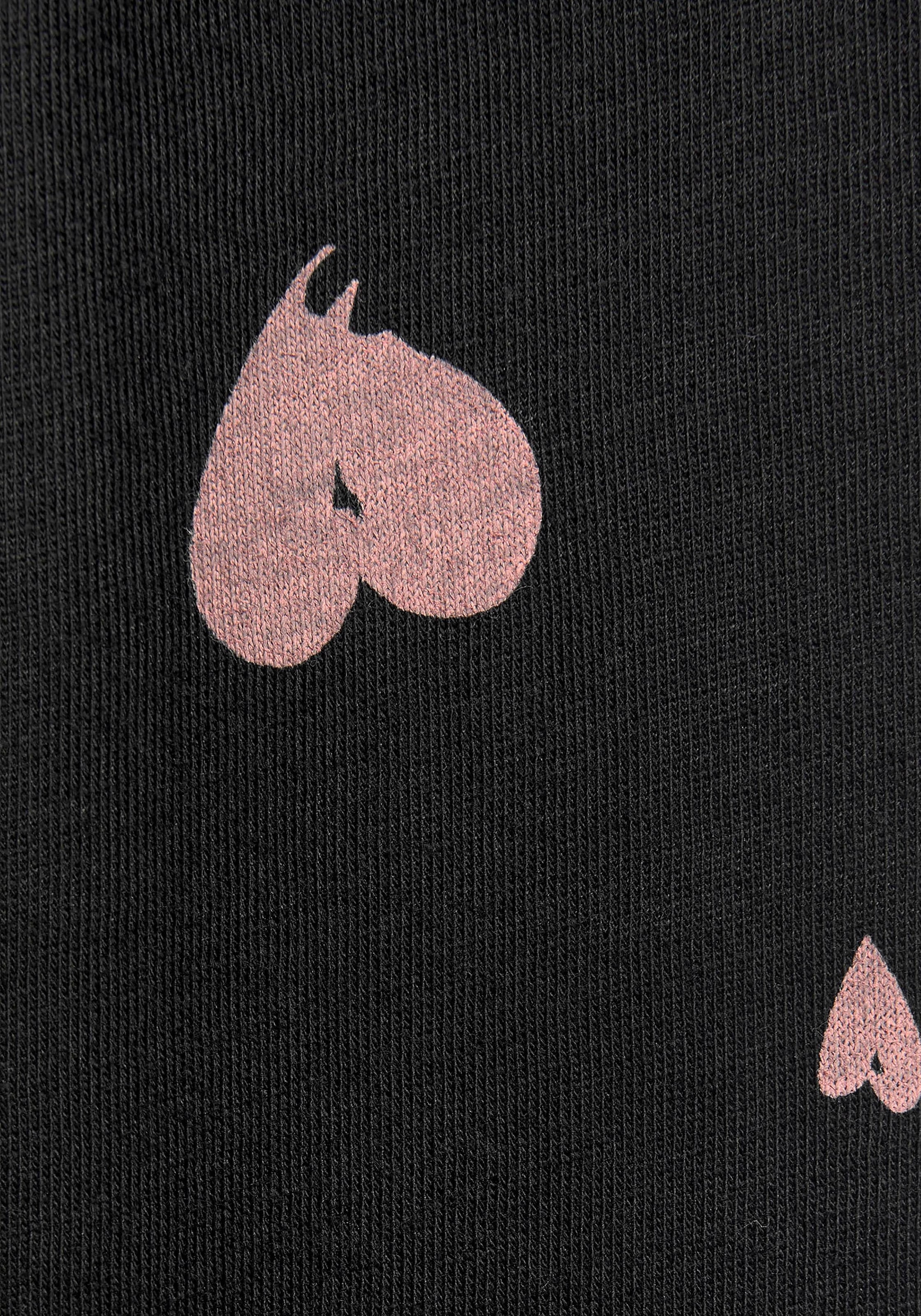 Vivance Dreams Pyjama, 2 Stk. mit Herzmuster