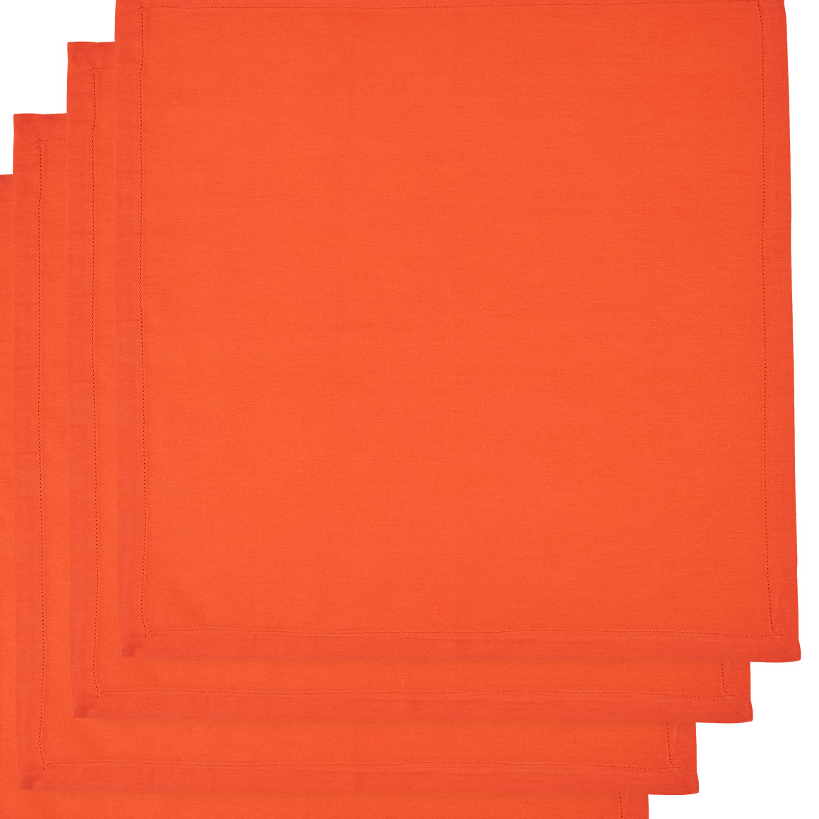 My Home 4 Servietten einfarbig orange