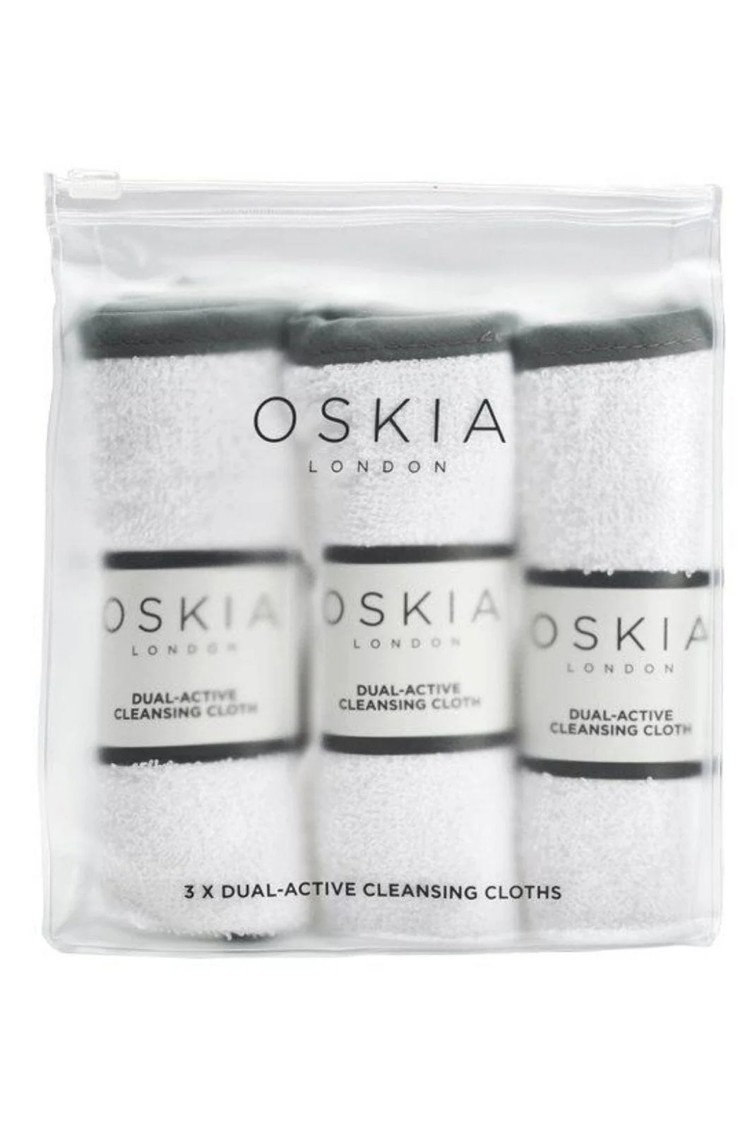 Oskia 3xDual-Active Cleansing Cloths