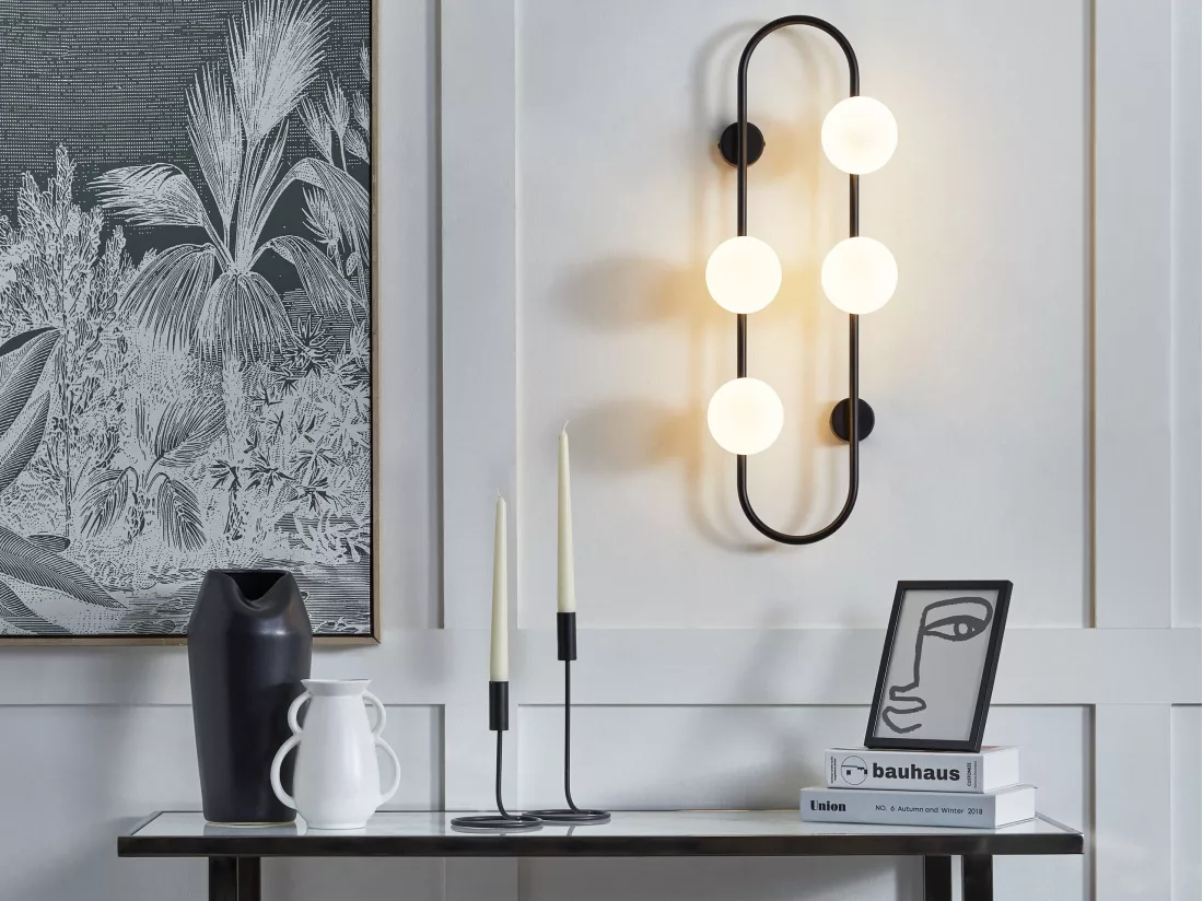 Lampe murale YANGO Métal Noir