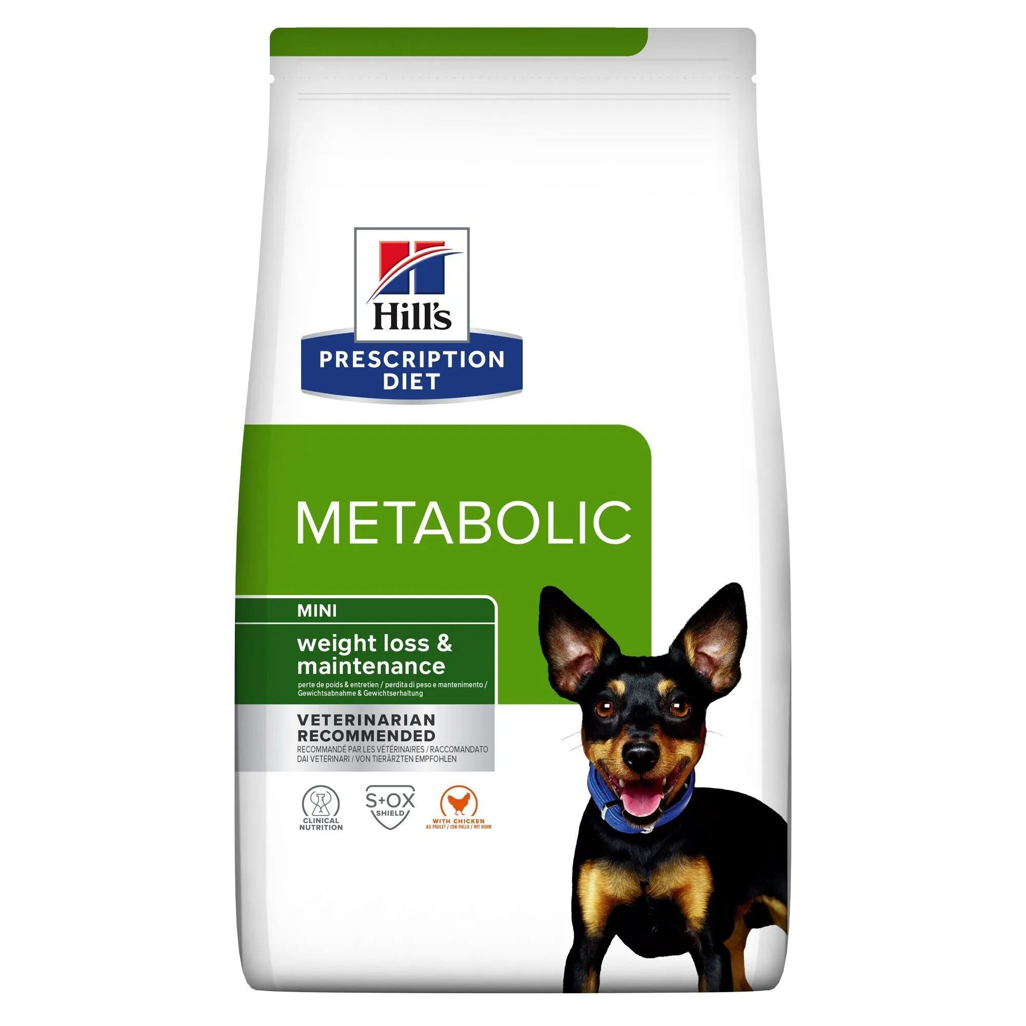 Hill's Prescription Diet Metabolic Mini - Hondenvoer - 9000 Gram - kip