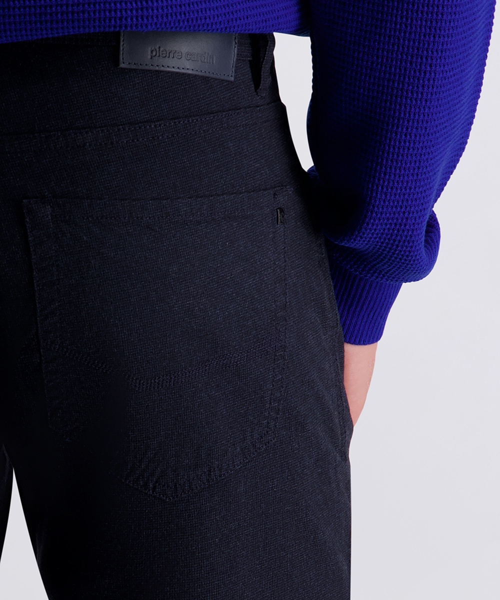 Pierre Cardin 5-Pocket-Hose »PC-Lyon«  fein gemusterst