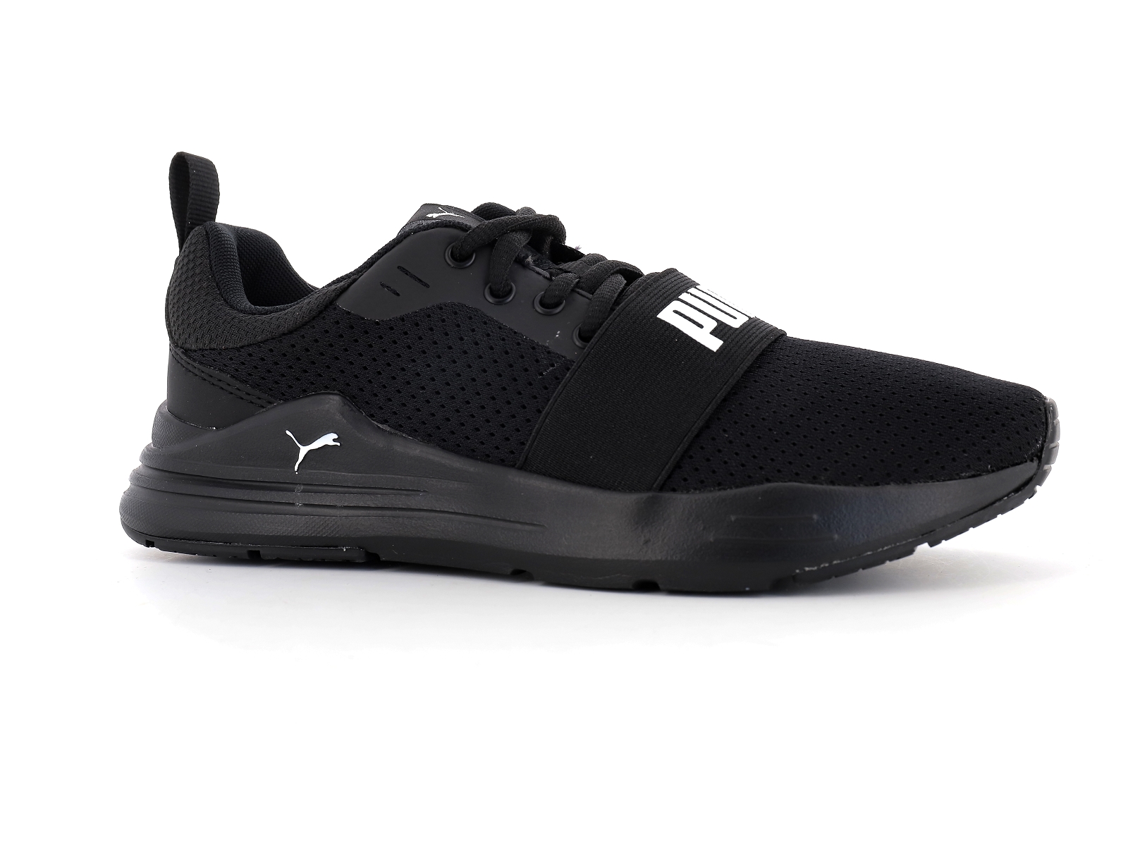 Puma-374214 Matières combinées Noir
