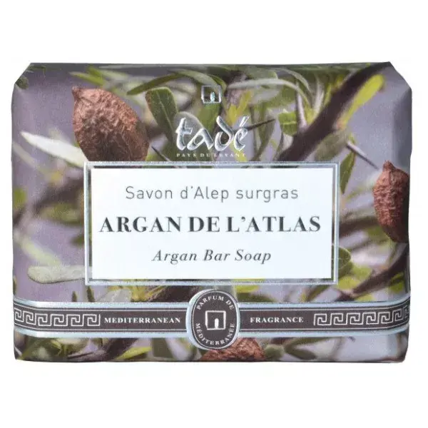 Sabonete Tadé Méditerranée Aleppo, Gordura Extra, Óleo de Argan Atlas, 100g