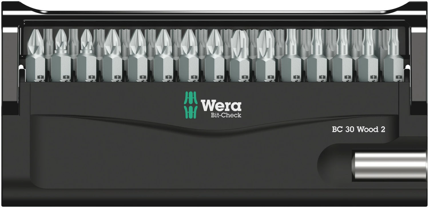 Wera 05057438001 30-delige Bit-Check 30 Wood 2 SB set