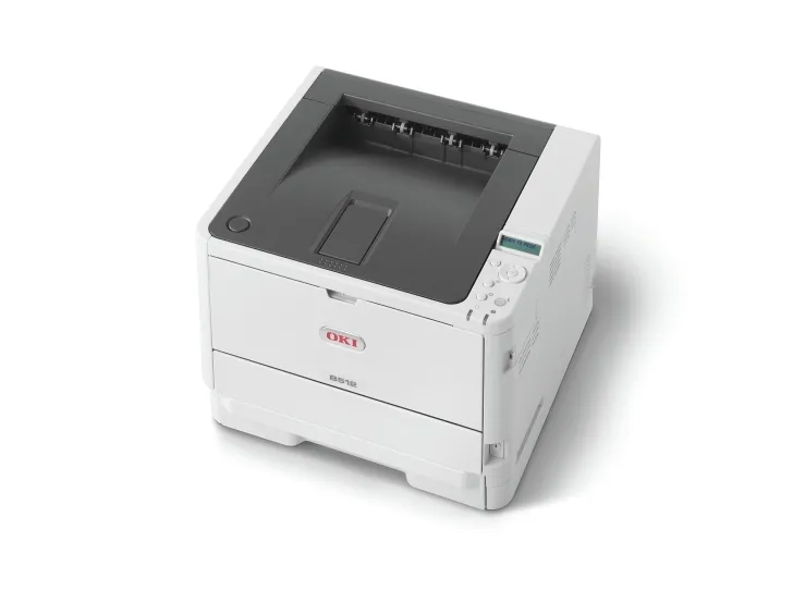 OKI B512dn - Printer - S/H - Duplex - LED - A4/Legal - 1200 x 1200 dpi - op til 45 spm - kapacitet: 630 ark - USB 2.0, Gigabit LAN