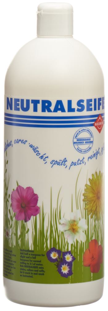 Neutralseife liq Flasche 1 kg<br>1 kg, flüssig, Flasche