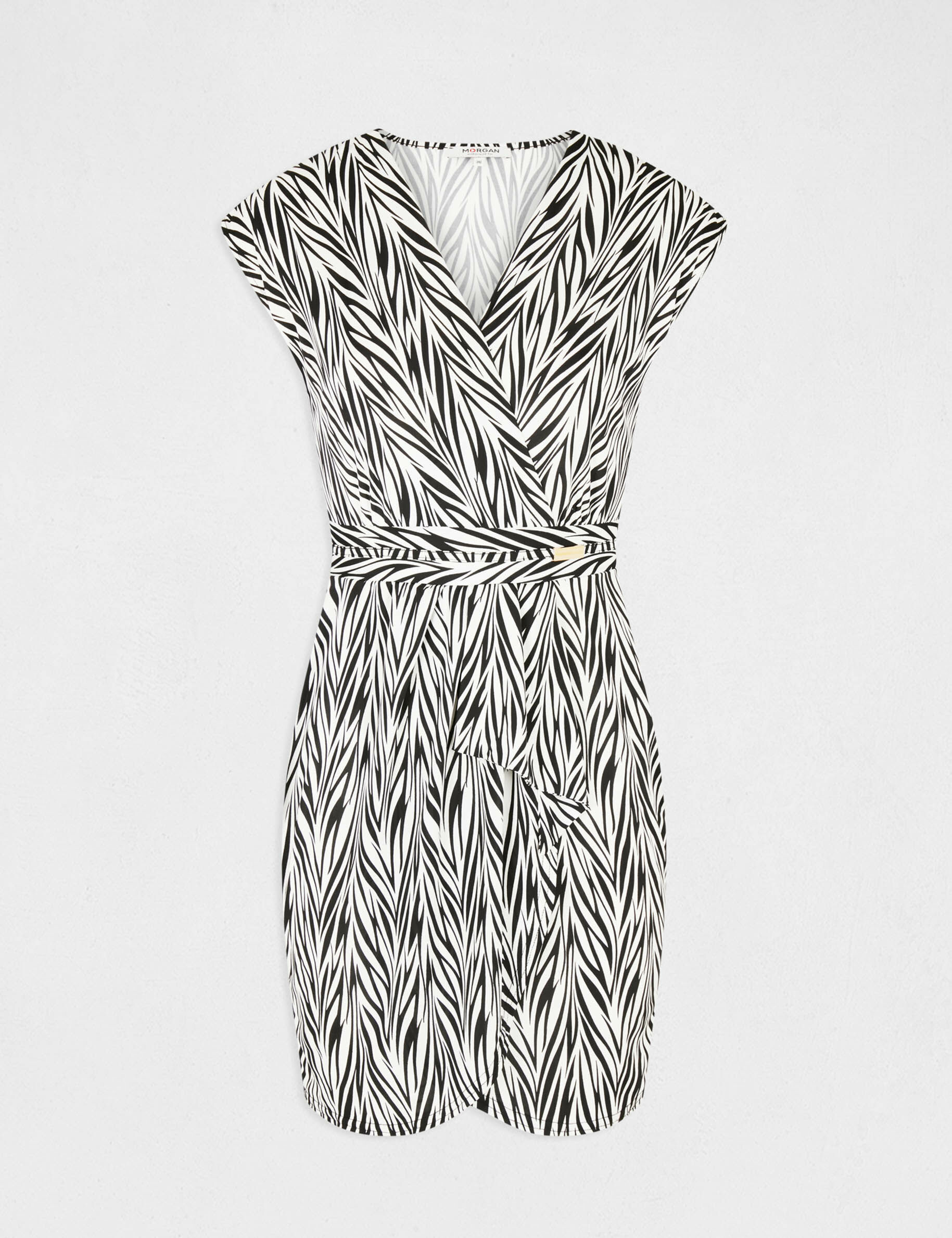 Robe ajustée imprimé géométrique multico femme - multico