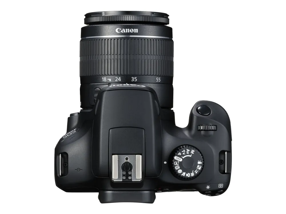 Canon EOS 4000D - Digitalkamera - SLR - 18.0 MP - APS-C - 1080 p / 30 fps - Wi-Fi - svart (Only Body, no lens)