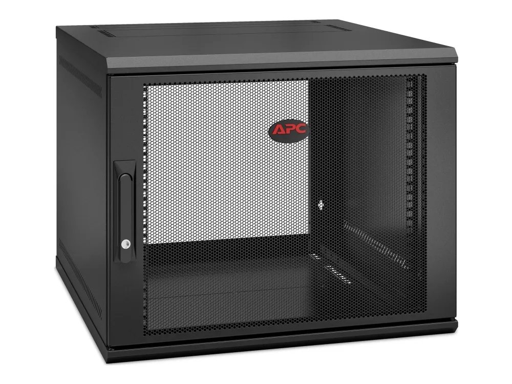 APC NetShelter WX AR109SH6 - Kabinet - vægmonterbar - sort - 9U - 19