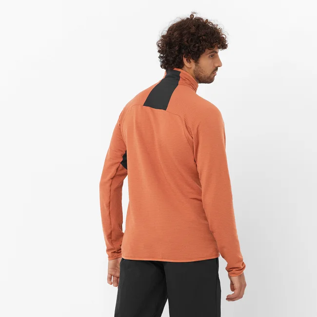 ESSENTIAL LIGHTWARM  Couche intermédiaire pour homme avec demi-zip