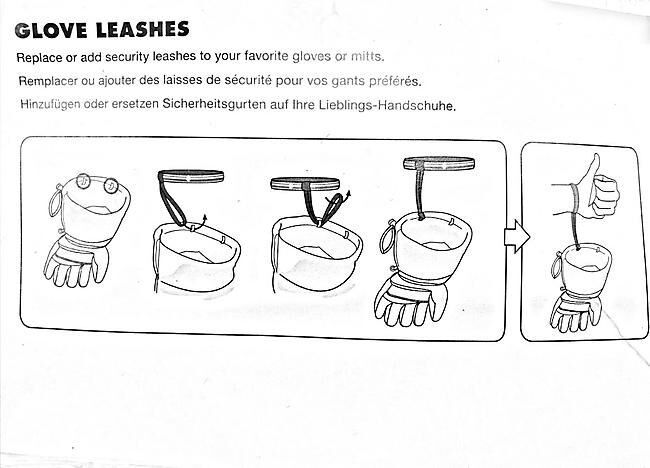 BLACK DIAMOND - LEASH GLOVE LEASHES