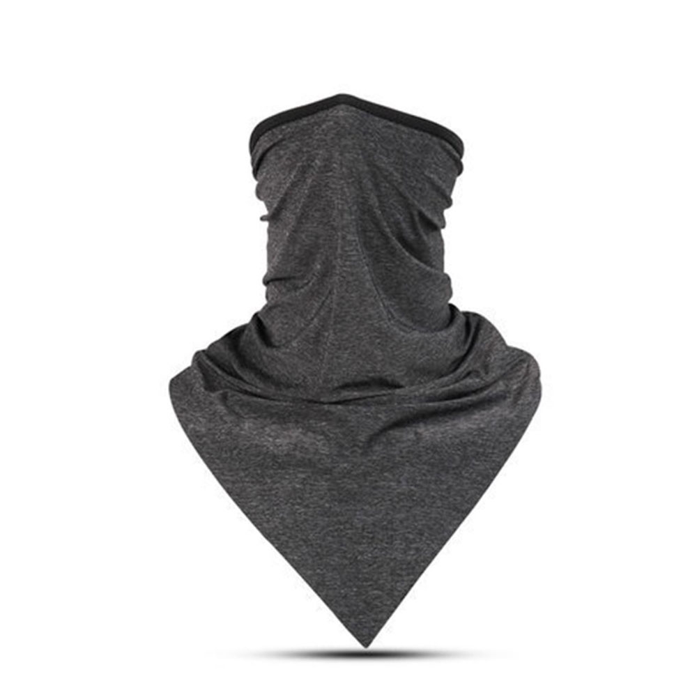 Bandana Schal Halstuch Biker Sturm Maske (Motorrad / Ski / Fahrrad) - Dunkelgrau