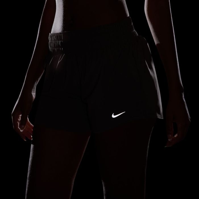 Nike Dame Shorts One Dri-Fit Mid-Rise 3 Inch Brief-Lined Shorts Brun